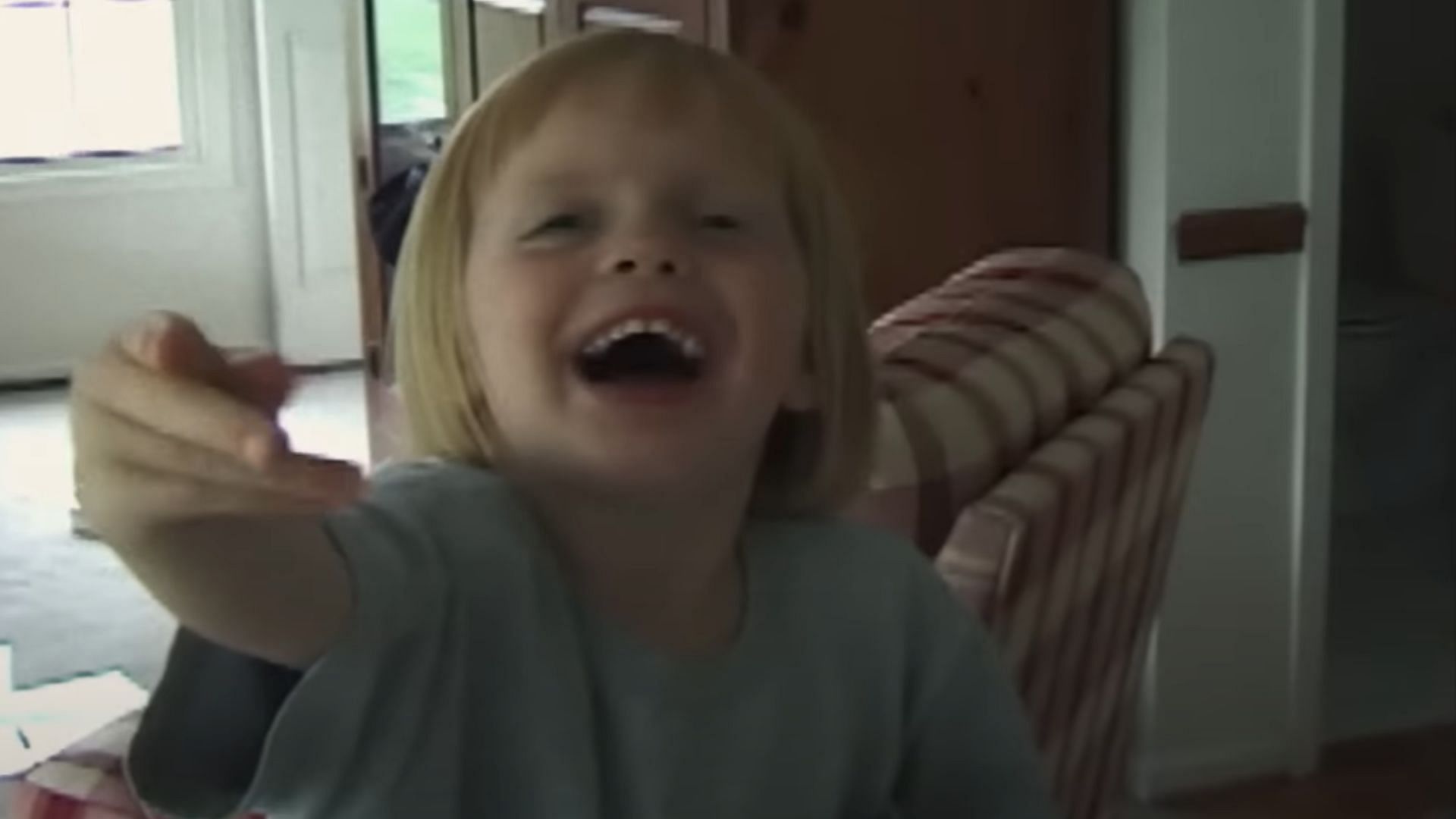 A still from a home video made by her father on Call Her Alex (Image via YouTube/Hulu)